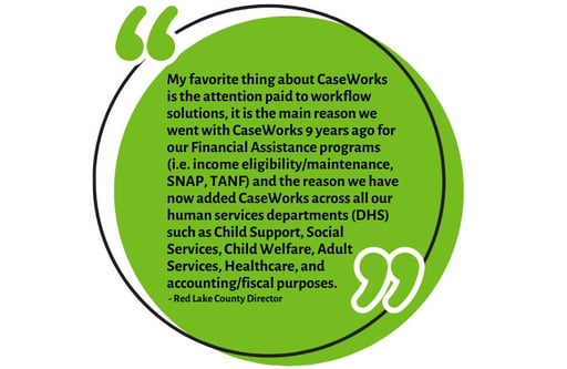 NCT CaseWorks Red Lake Quote on Green Circle