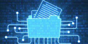 Computer Graphic of Document Repository
