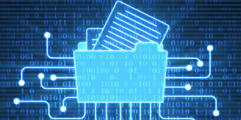 Computer Graphic of Document Repository