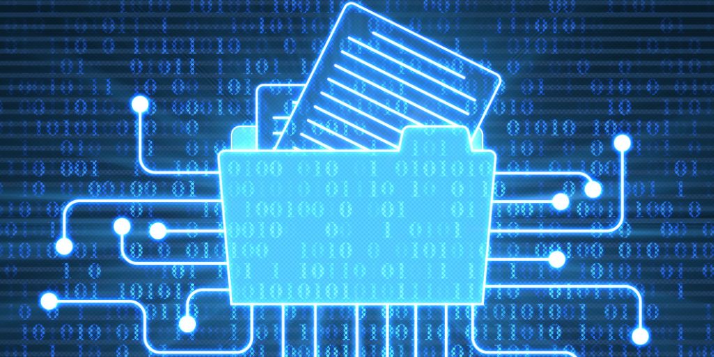 Computer Graphic of Document Repository