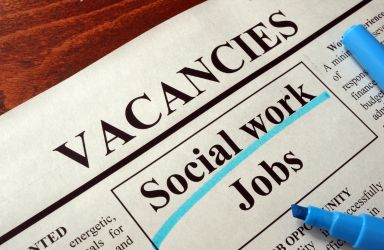 Social Work Job Ad in a Newspaper